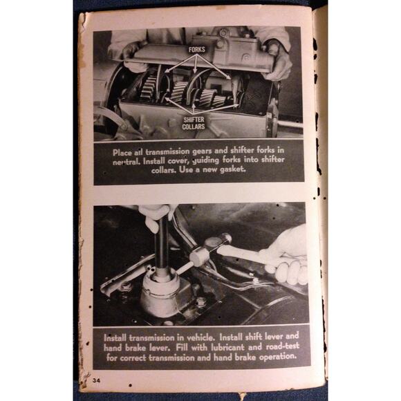 Original Authentic 1956 Chevrolet Spicer 5 Speed Transmission Overhaul Manual - Picture 9 of 11